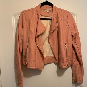 Gianni Bini Pink biker jacket